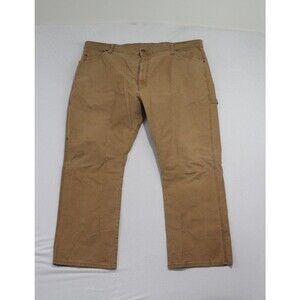 Dickies Men Tan Carpentar Jeans Workwear Casual Size 44X30